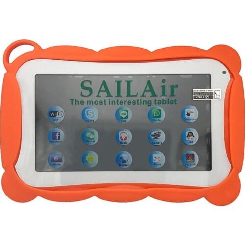 Education Learning 7 Inch Tablet PC for African Children With Rubber Sleeve High Quality Kids Tab With Battery 3500mah SAIL Air