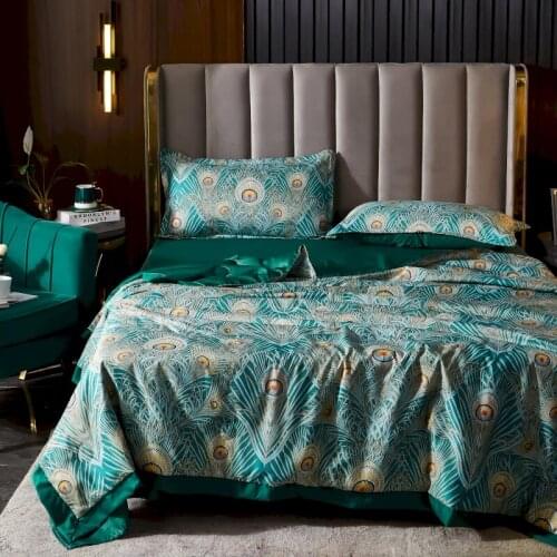 1Pcs Summer Blanket SilkY Cool Thin Quilt Duvet Adult Children Washable Air Conditioning Quilt Bedding