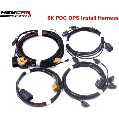 Parking Front and Rear 8K PDC OPS Install Harness cable wire For VW Golf 5/6 Passat B6 Touran JETTA MK5 Mk6 Tiguan Octavia Polo