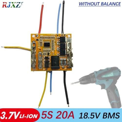 5S 20A 18v BMS 21V lithium ion board for electric tools electric hand drill electric screwdriver electric hammer replacement