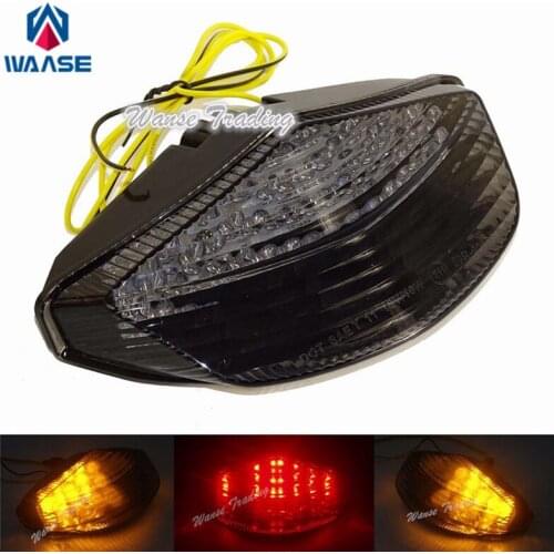 Waase For Ducati Monster Diesel 696 750 795 796 1100 2009 2010 2011-2015 Rear Tail Light Brake Turn Signals Integrated LED Light