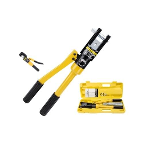 YQK-70 8T/12T Hydraulic Crimper Tool Kit Tube Terminals Lugs Battery Wire Crimping Force Hydraulic Pliers