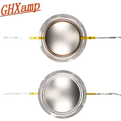 Ghxamp 35.5mm Tweeter Voice Coil 35 Core Treble Voice Coil 8ohm Round Copper Winding Titanium Diaphragm For Stage Speakers 2PCS