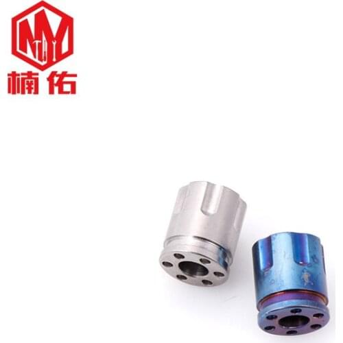 Titanium Alloy Revolver Magazine Shape 1PC Paracord Knife Bead Car Key Pendant