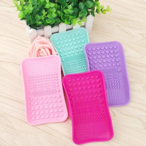 1Pcs Soap Dish Shaped Silicone Brush Cleaning Tools Cosmetics Face Cleaner Washing Brushes Cleanser Clean Beauty Essentials