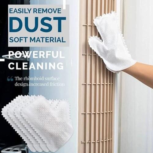 10pcs Fish Scale Cleaning Duster Gloves For Household Cleaning Window Grooves Kitchen Tools Floor Glass Desk Dropshipping