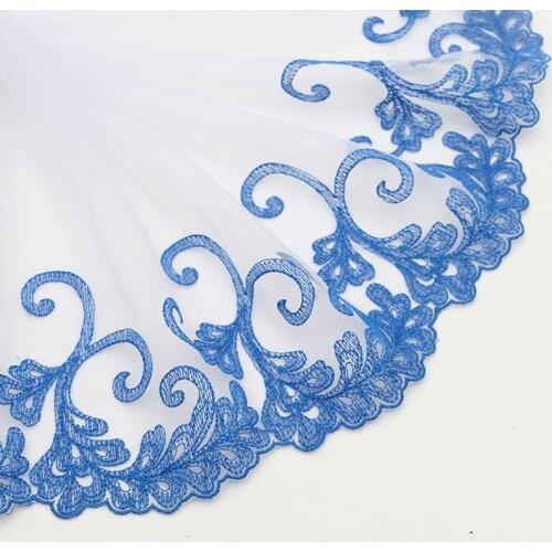 20Yards Bridal Tulle Lace Trimming Trims Corded Embroidery Edging DIY Wedding Dress Sewing Craft Hot