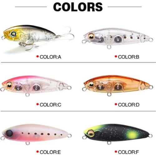 43mm 4.1g Rockfishing Fishing Lures Pencil Woblers Mini New Hot Pike Artificial Bait For Fishing Baits Fish Sinking Wobblers