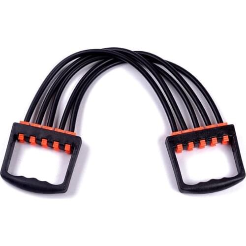 Yoga 5 Resistance Bands Sport Chest Expander Puller Workout Exercise Fitness Crossfit Training Resistance Band Cable Rope Tube