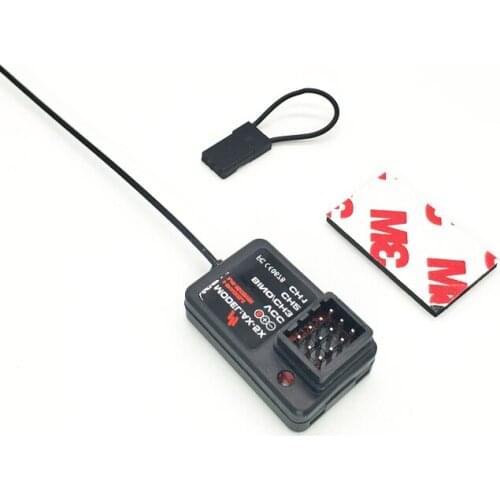 2PCS AUSTAR AX5 2.4G 3CH Receiver for AUSTAR AX5 Radio Transmitter RC Car Boat Q65 MN90 1/10 1/8 Crawler TRX4 Axial SCX10 D90