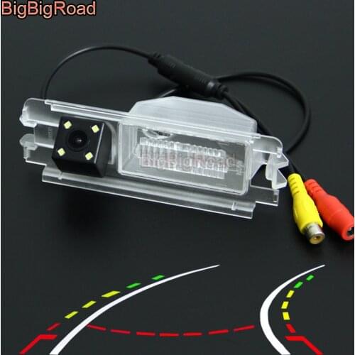 BigBigRoad Car Intelligent Dynamic Trajectory Tracks Rear View CCD Camera For Renault Duster logan Dacia Sandero II / Sandero