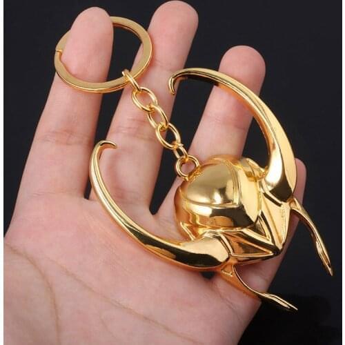 Retro Mythology Helmet Necklace Keychain Male and Female Keychain Casual Charm Gifts for Men and Women