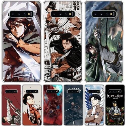 Attack on Titan Levi Anime Phone Case For Samsung Galaxy A50 A70 A30S A51 A71 A10 A20E A40 A90 A20S M30S A6 A7 A8 A9 Plus Coque