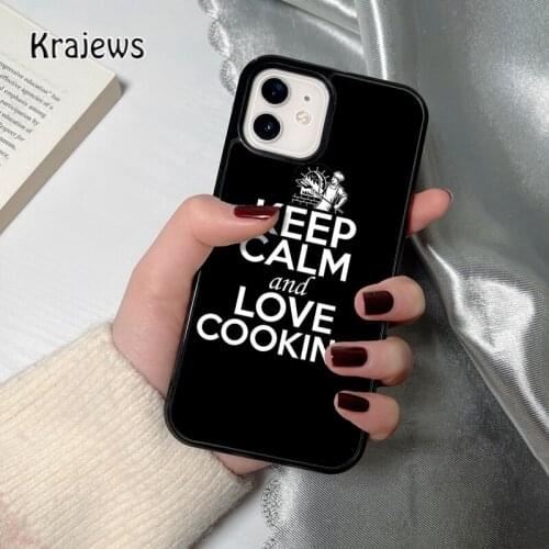 Krajews Baking Cooking Utensils Chef coque Phone Case for iPhone 12 mini 5 6S 7 8 PLUS X XS XR 11 PRO MAX SE 2020 Cover Shell