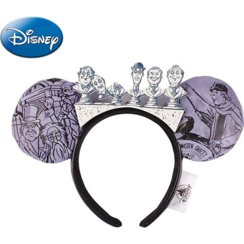 Disney Mickey Headwear Cosplay Halloween Skeleton Witch Party Dress Up Headband Halloween Accessories Devil Horns for Men