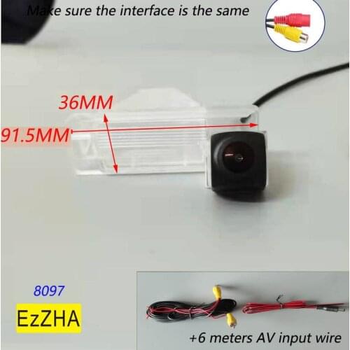 EzZHA CCD HD Night vision Car Wireless Fisheye Camera For Mitsubishi Outlander Sport/ASX/RVR 2011-2017 Car Parking Accessories