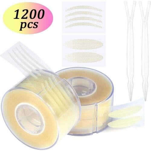 1200pcs Double Eyelid Tapes Invisible Adhesive Eye Stickers Instant Eyelid Lift