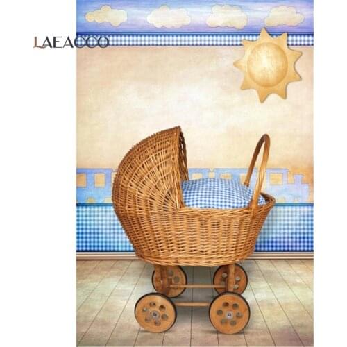 Baby Trolley Pregnant Mother Painting Pattern Baby Newborn Portrait Photographic Backgrounds Photography Backdrops Photo Studio
