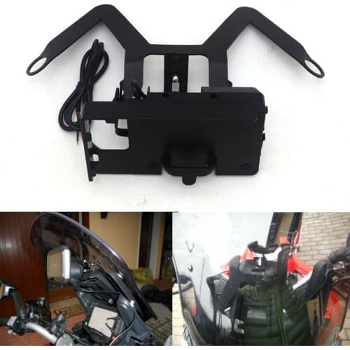 GPS Smart Phone Navigation Mount Mounting Bracket Adapter Holder For DUCATI MULTISTRADA 1200 MY 2015-2017 SUPPORTO