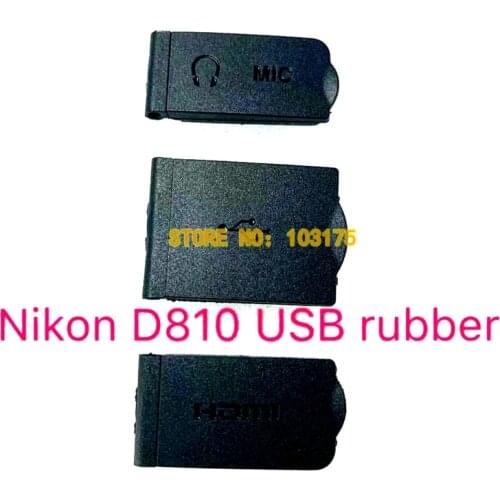 New For Nikon D810 USB MIC HDMI Rubber Door Lid Cap Camera Part