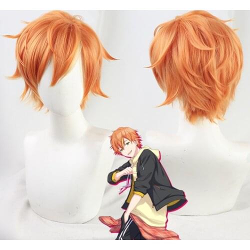New Vivid Bad Squad Shinonome Akito Cosplay Wig Heat Resistant Synthetic Hair Halloween Carnival Costume Accessories