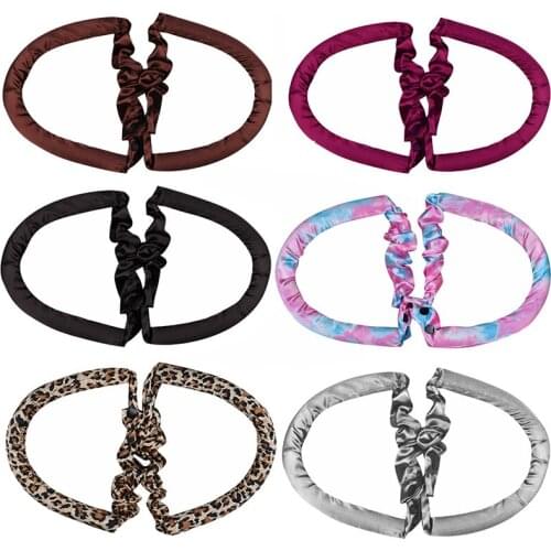 Curling Band Hair Curler U-Shaped Sponge Lazy Button Curler No Heat Curling Iron Set Cotton Material