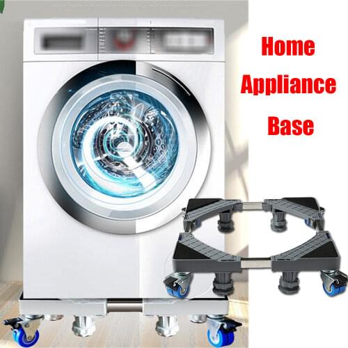 Adjustable Universal Home Appliances Mobile Base Refrigerator Washing Machine Dryer Bathroom Kitchen Floor Rise Organizer Rack