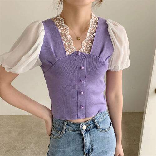 Rimocy Knitted Blouses