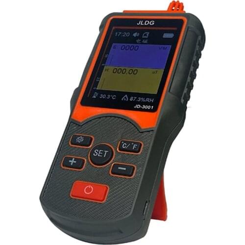 JD-3001 Geiger Counter and Electromagnetic Radiation Detector Temperature&Humidity Measurement Device with Data Export Function