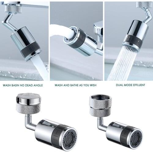 720 Degree Rotating Universal Splash Filter Splash-proof Faucet Kitchen Tap Spray Head Water Saving Movable Filter Water Bubbler