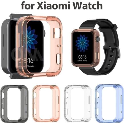 Protective case for Xiaomi Mi Watch High Quality TPU cover slim SmartWatch bumper shell for Xiaomi MiWatch