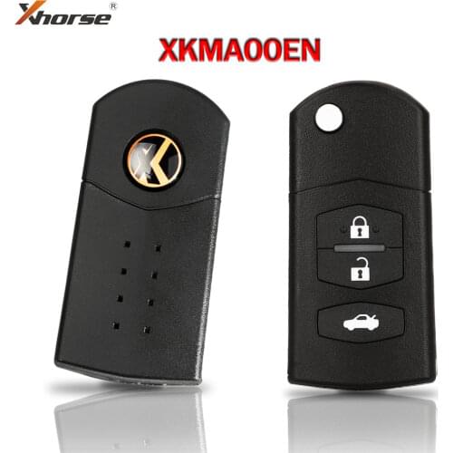 Xhorse 10pcs/lot for Mazda Universal 3 Buttons Wire VVDI2 Remote Car Keys for MINI Programmer VVDI Key Tool MAX XKMA01EN