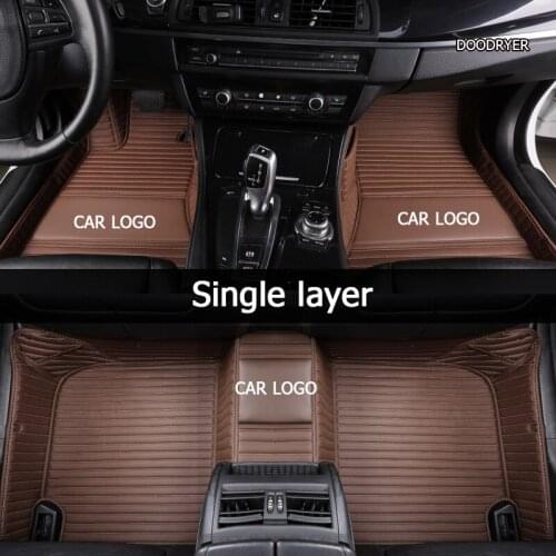 Custom car floor mats for Volkswagen All Models vw passat polo golf tiguan EOS jetta touran touareg car styling auto foot mats