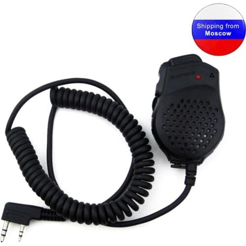 Baofeng UV82 Speaker Microphone Dual PTT Mic For pofung walkie talkie UV-82 Two Way Radio