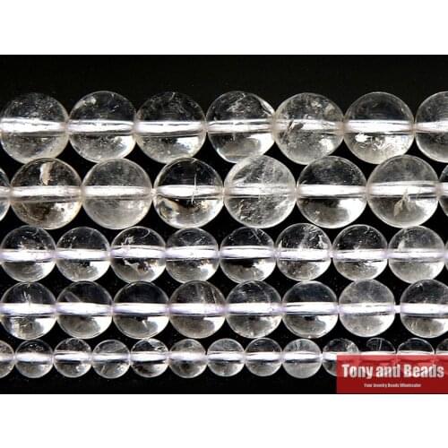 White Cracked Crystals Clear Quartz Loose Beads Frizzling Rock Popcorn Stone 15" Strand 6 8 10 12 MM Pick Size Q5