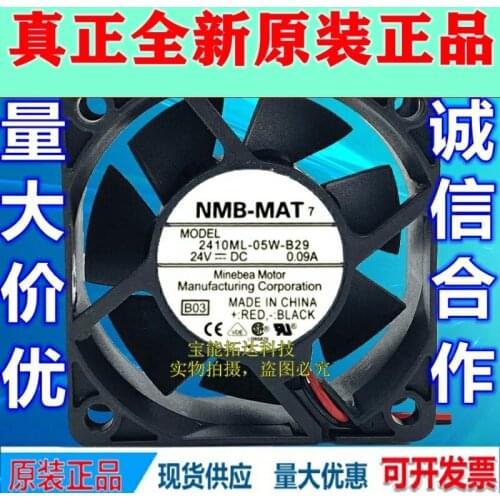 Freeshipping 2410ML-05W-B20 24V 0.09A 6025 Mute Chassis Cooling Fan JIANXINDA