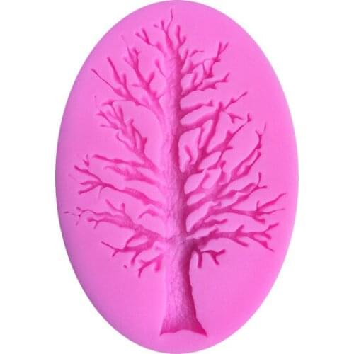 DIY Baking Tool Mori Tree Little Tree Silicone Flip Sugar Cake Mold 15-215