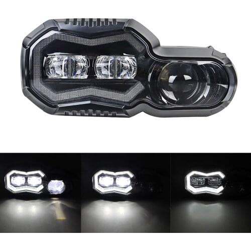 For F800GS Adventure F700GS F800R F650GS LED Projector Headlight Hi-Low Beam With DRL Headlamp