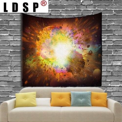 LDSP Home Decor Cosmic explosion Tapestry Wall Hanging Wall Covering Rugs Mural Background Cloth Beach Towel Fabric Yoga Blanket