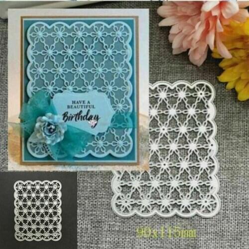 Background Dies Card DIY Paper Cutting Album Crafts Metal Stencil Scrapbooking