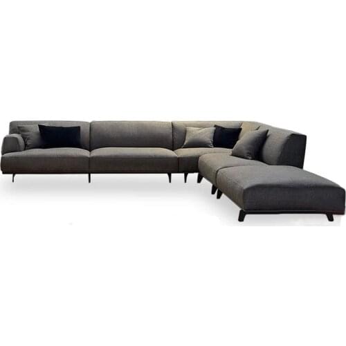 Living room Sofa set диван мебель кровать muebles de sala cloth fabric sofa cama puff asiento sala futon Northern Europe L shape