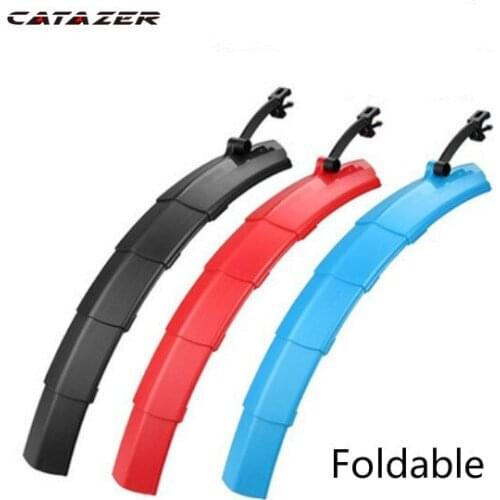 Mountain Foldable Bicycle Fender Scalable Bike Road Mtb Bike Fender Red Blue Black Toughness