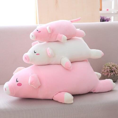 Cute Pink Pig Plush Toy Soft Cushion 35-115cm Pig Pillow Bigger Size Toy Soft Toys for Children Birthday Gift for Girlfriend Kid