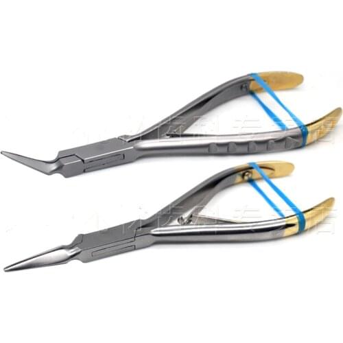 Dental stump Tweezers Tooth removal Tweezers Minimally invasive grip Tooth forceps Straight / Curved for choose