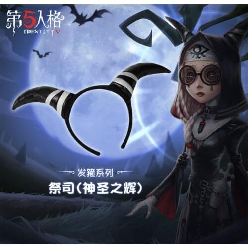 Headband Game Identity V Fiona Gilman Priestess Divine Light Cosplay Hairpin Hair Accessorie Hair Band Girl Party Prop Xmas Gift