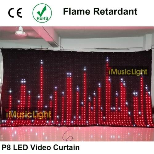 Led Video Cloth P8 3 mtr x 4 mtr PC/DMX Control