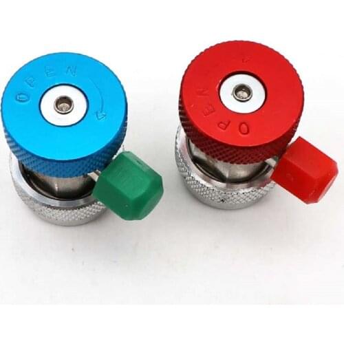High & Low Quick Couplers Adapters (R-134A) Type A/C Manifold Gauge Set