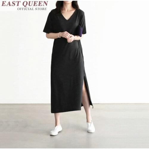 Plus size dresses for women casual loose baggy long dresses womens dresses new arrival 2018 women dressing down dress FF218 A