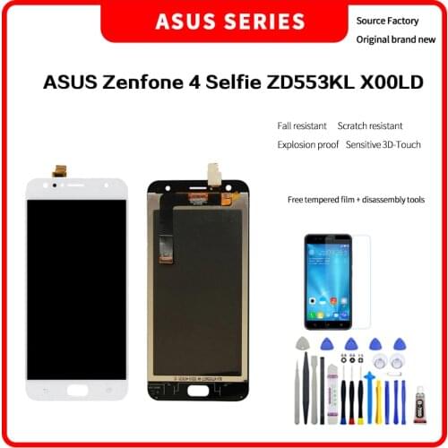 For ASUS Zenfone 4 Selfie ZD553KL X00LD LCD display High quality HD brand new screen assembly with Disassembly tools