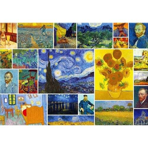 Full Square/Round Drill 5D DIY Diamond Painting "Van Gogh works set" Embroidery Cross Stitch new design Home Decor Gift FC202